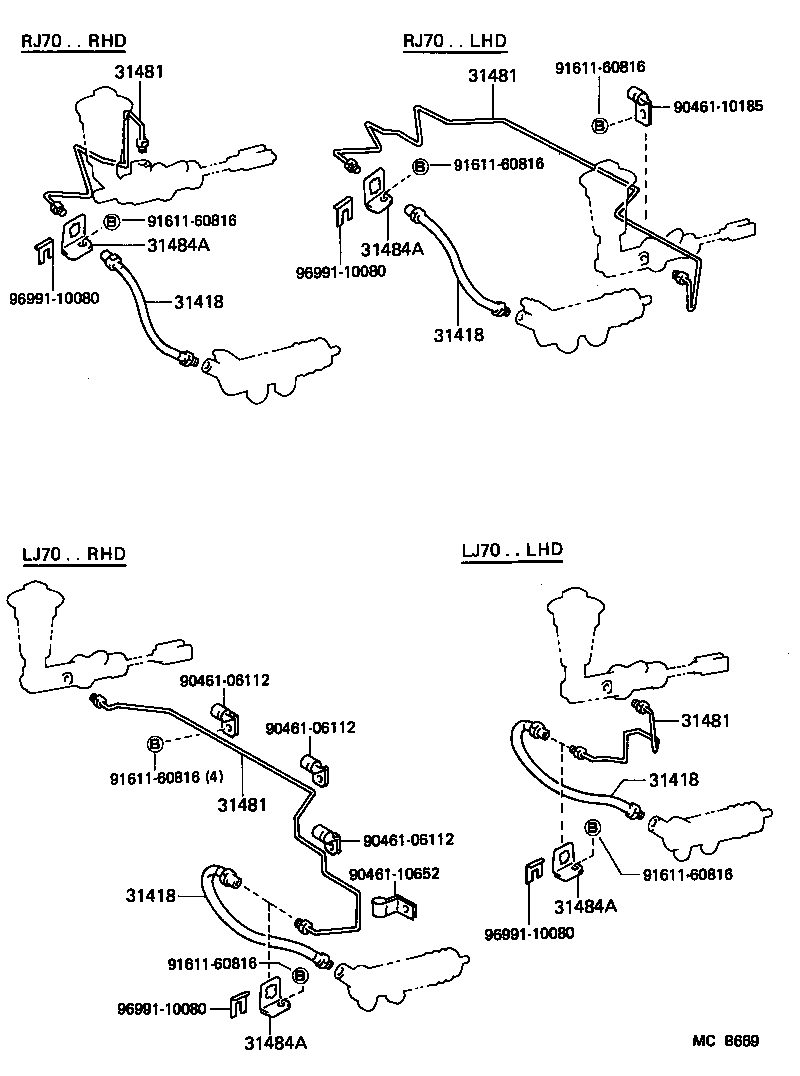 31301-60090 PEDAL SUB-ASSY, CLUTCH product image