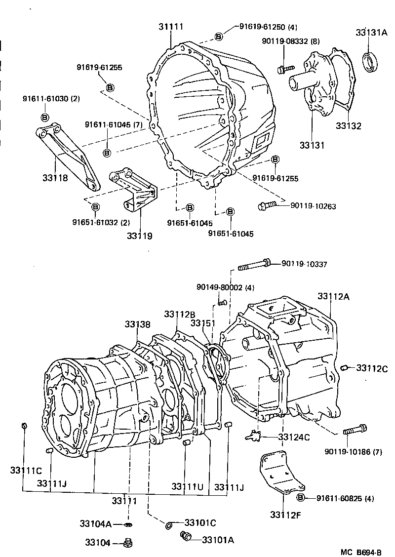 31111-60120 HOUSING, CLUTCH product image
