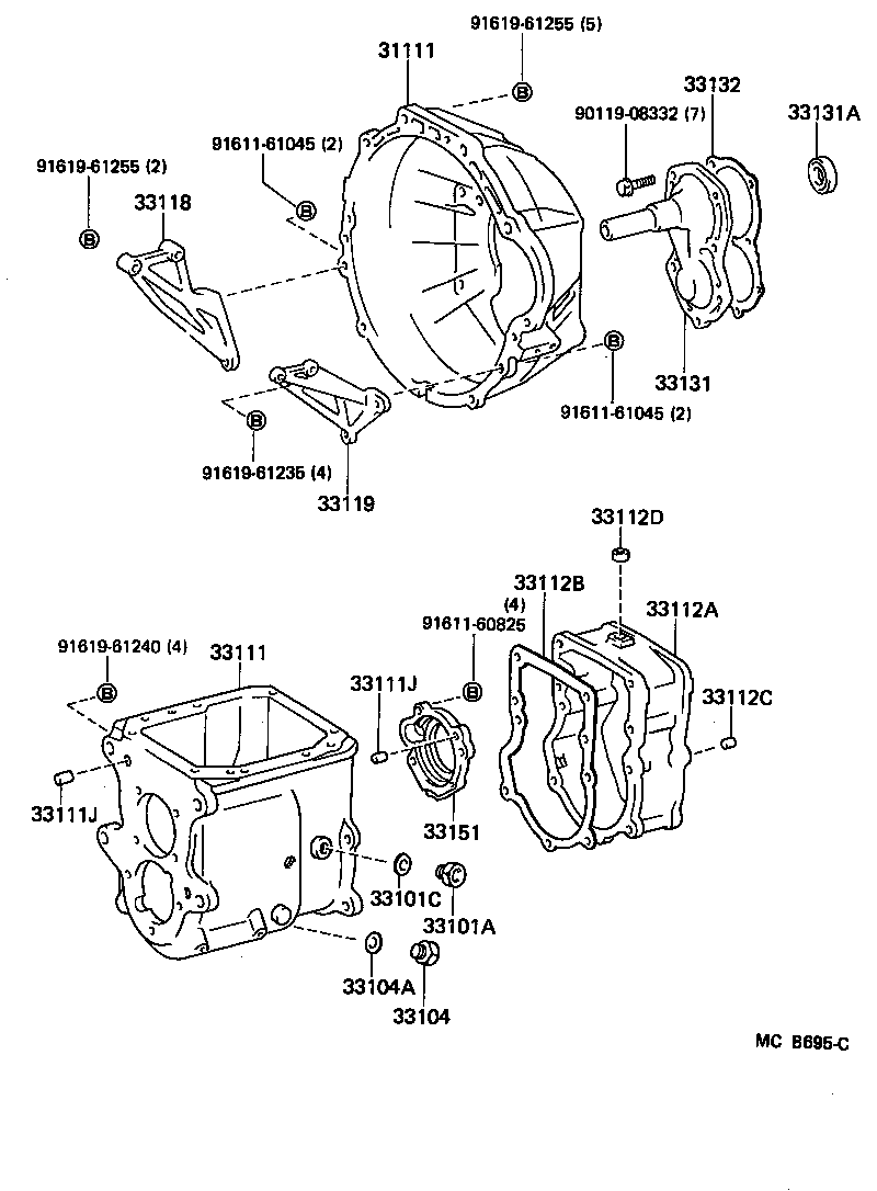 31111-60120 HOUSING, CLUTCH product image
