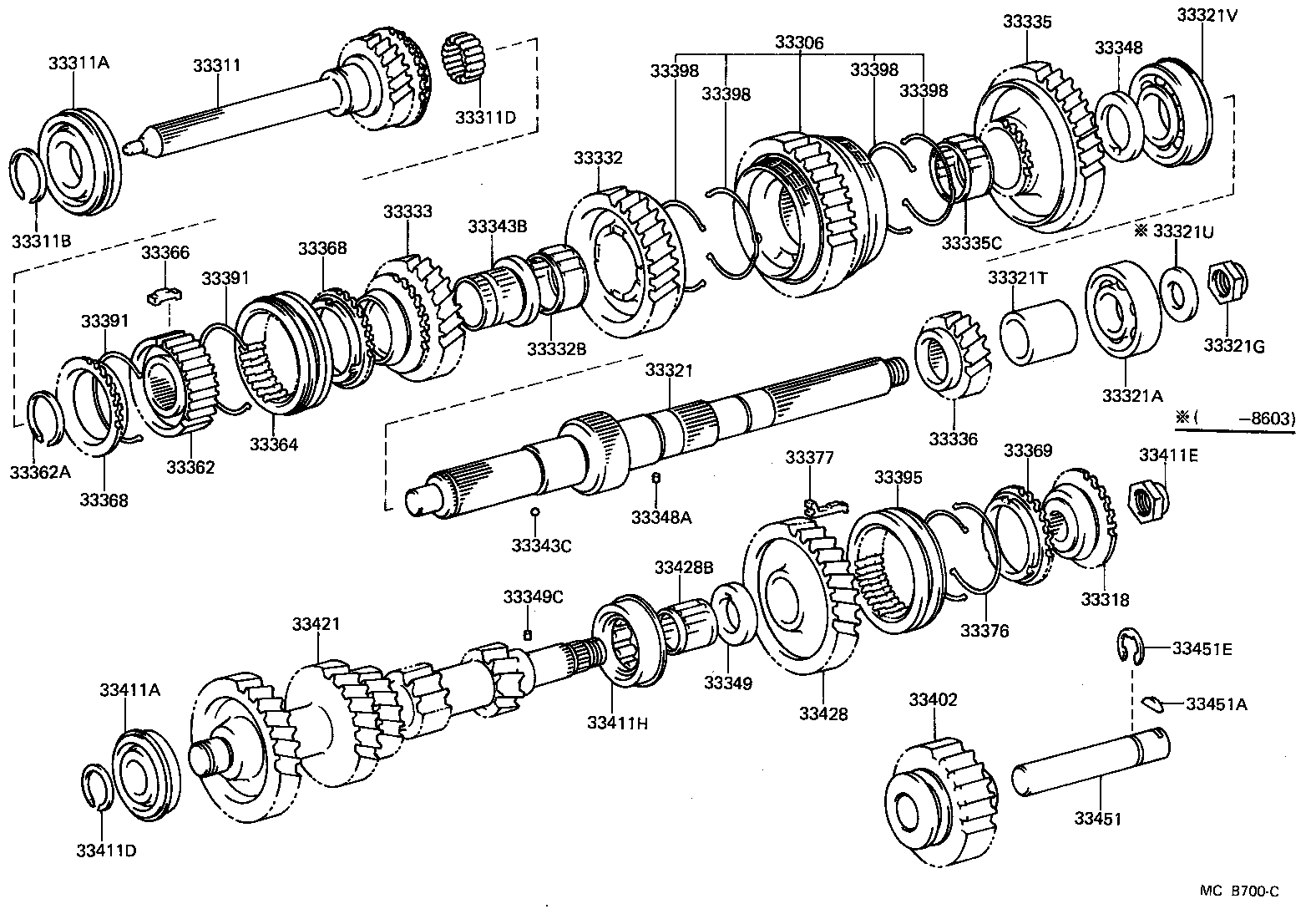 33029-60030 SHAFT SET, INPUT product image