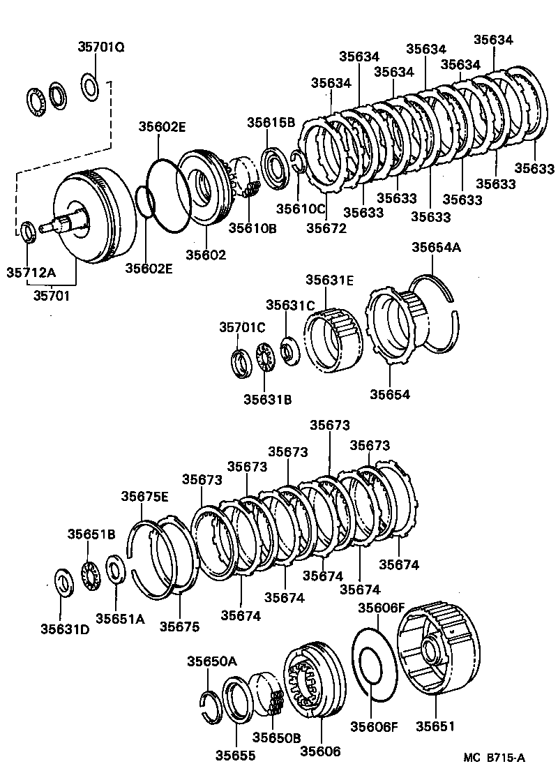 35701-60010 SHAFT SUB-ASSY, INPUT product image