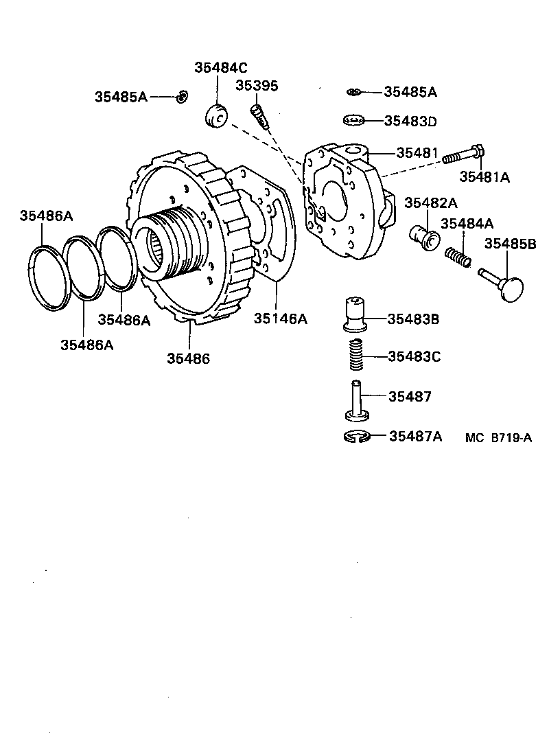 Toyota 90501-12081 SPRING, COMPRESSION (FOR GOVERNOR VALVE NO.2)