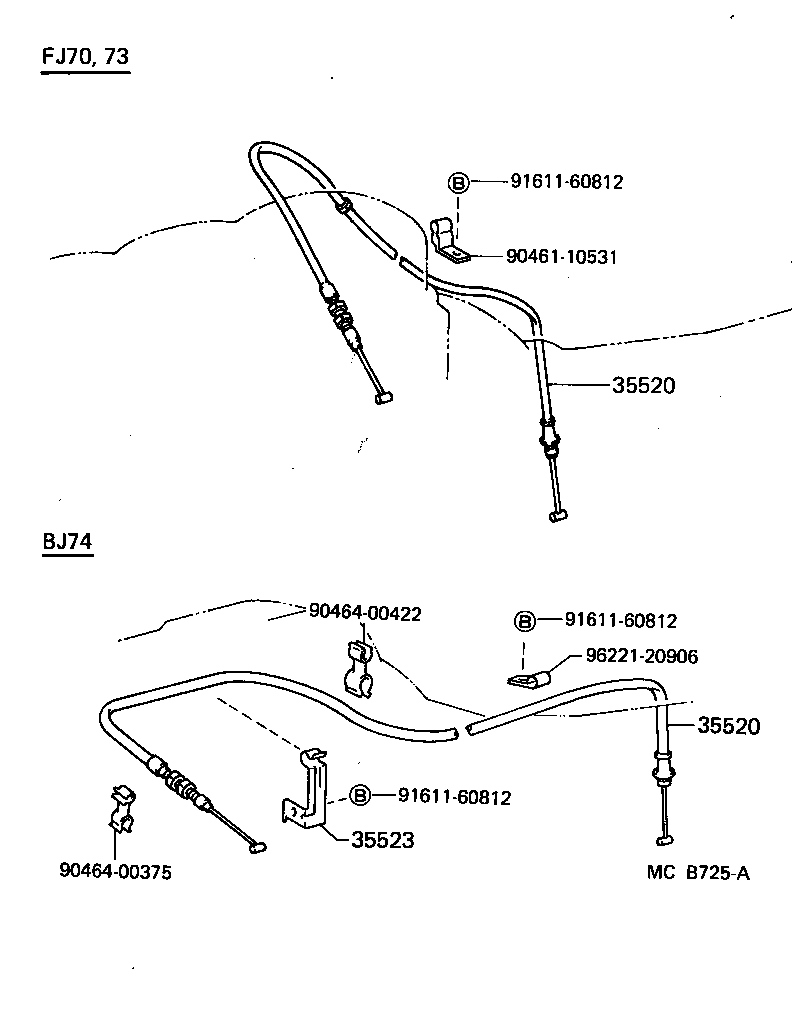 35520-60030 CABLE ASSY, THROTTLE product image