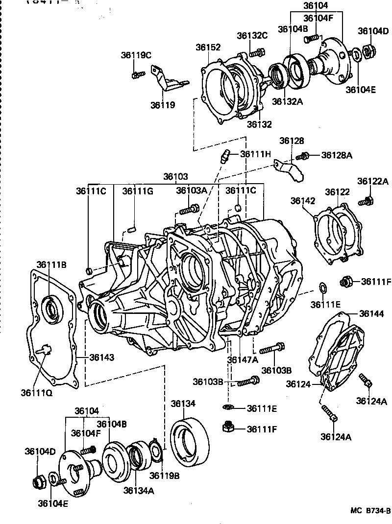 91611-60610 BOLT (FOR TRANSFER OIL RECEIVER NO.1) product image