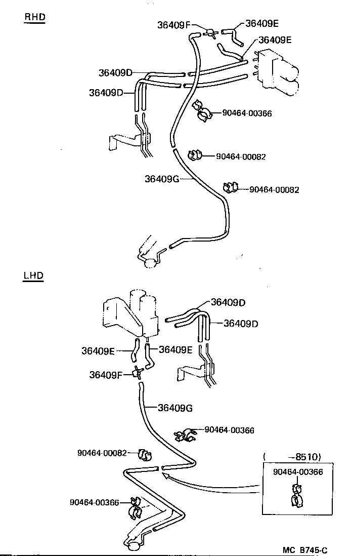 36409-60030 SUPPORT SUB-ASSY, VACUUM TUBE UNION product image