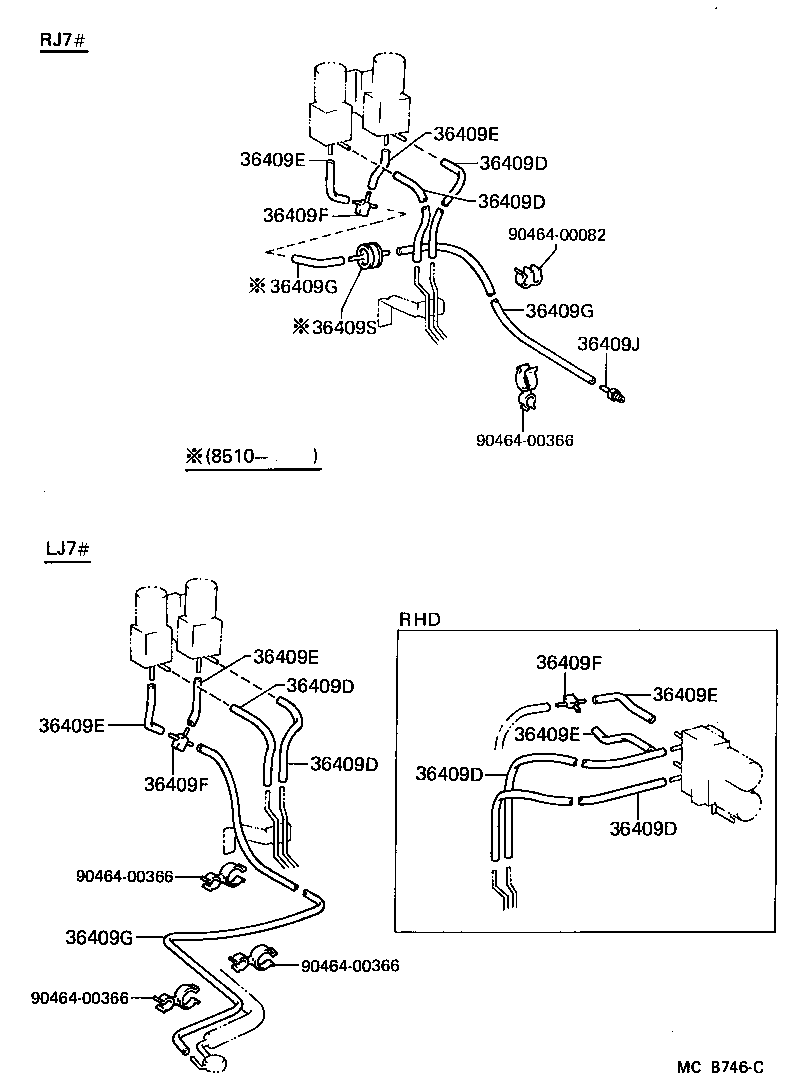 36409-60030 SUPPORT SUB-ASSY, VACUUM TUBE UNION product image