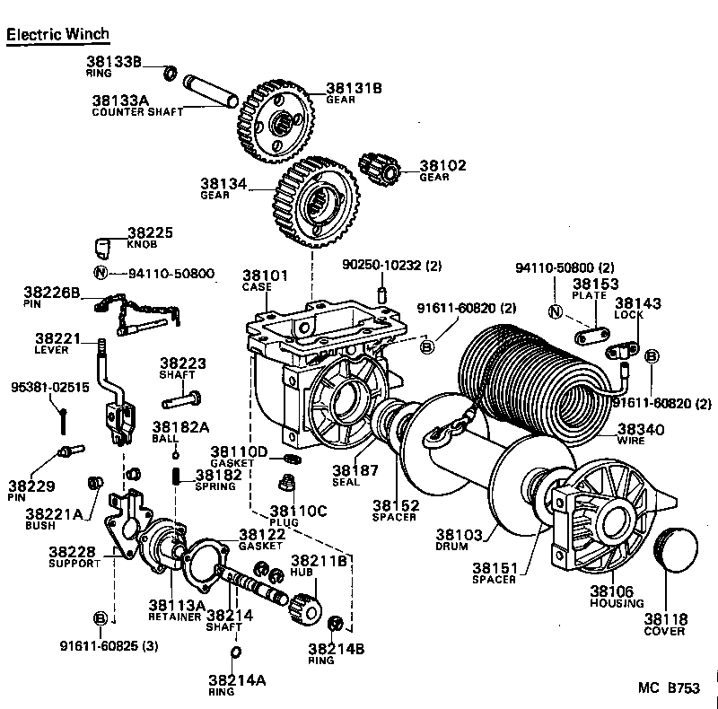 90386-10015 BUSH (FOR CLUTCH HUB SHIFT LEVER) product image