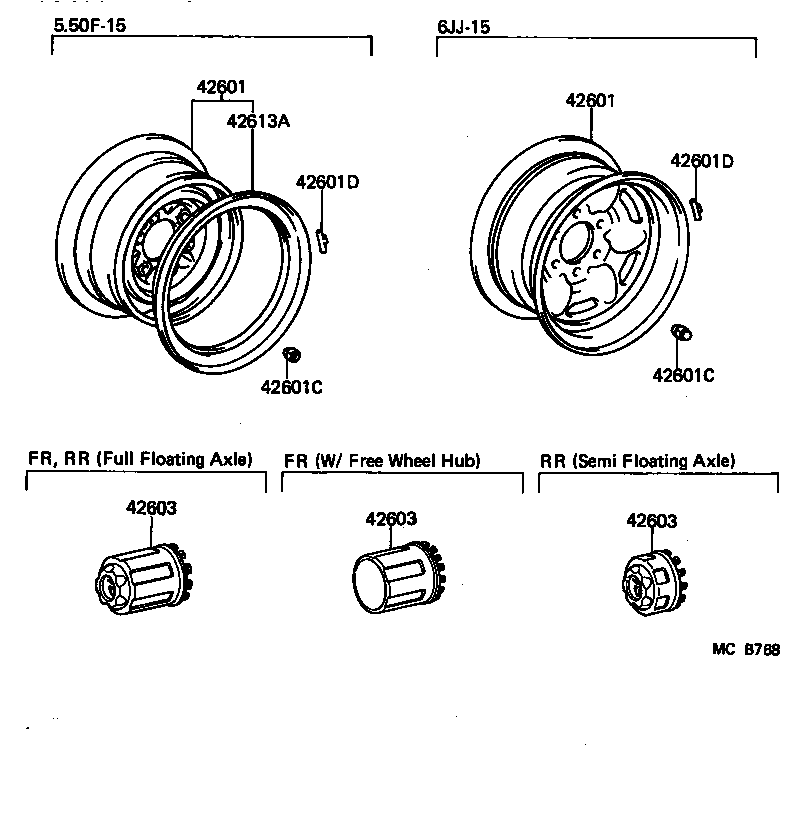 42601-60320 WHEEL, DISC product image
