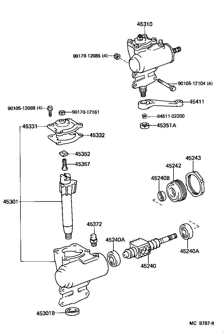 04044-60130 WARM KIT, POWER STEERING product image