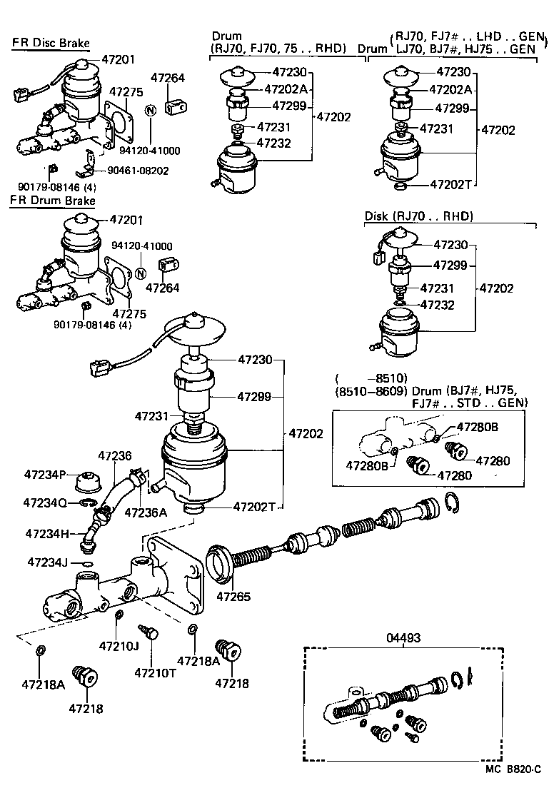 44786-60060 INSULATOR, BRAKE MASTER CYLINDER HEAT product image