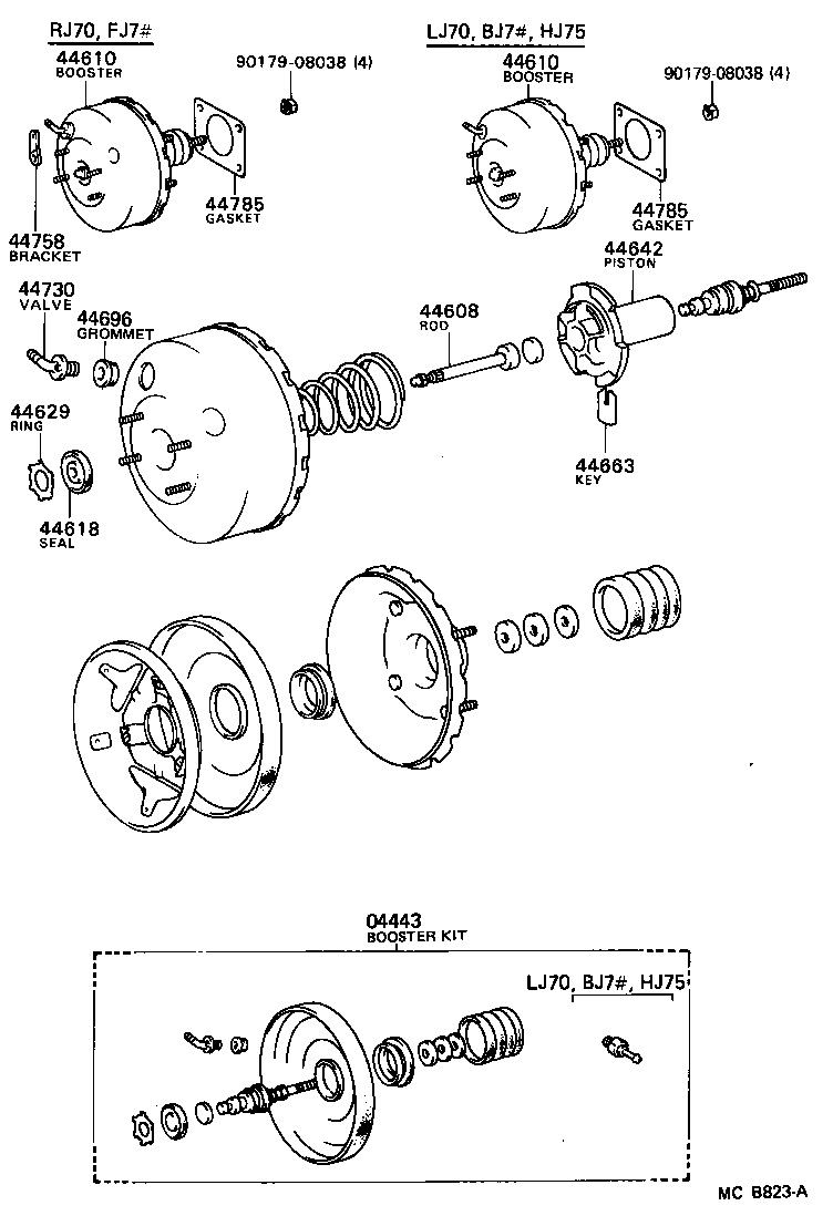 44610-60331 BOOSTER ASSY, BRAKE product image