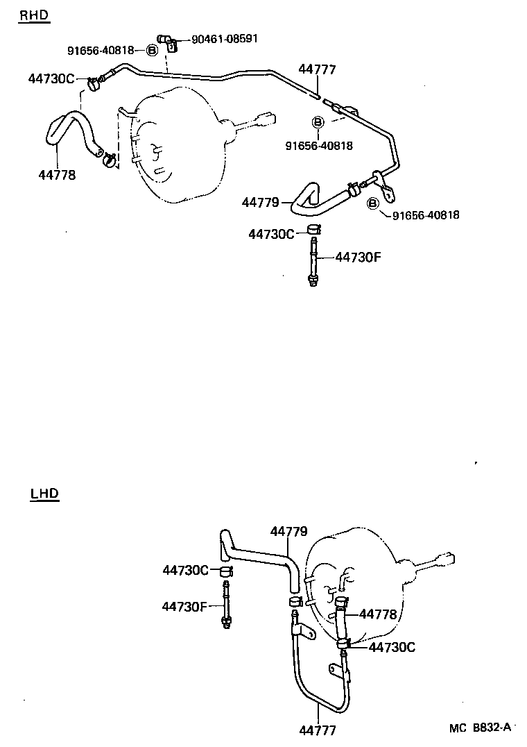 44610-60331 BOOSTER ASSY, BRAKE product image