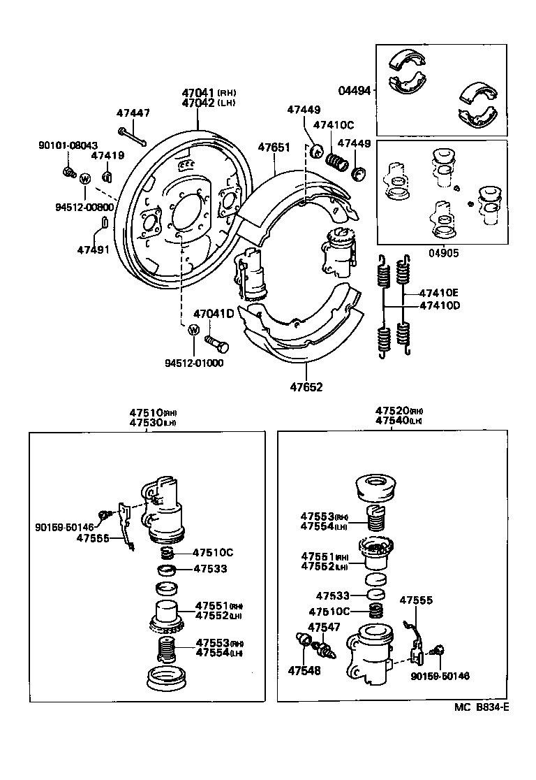 47041-60060 PLATE SUB-ASSY, BRAKE BACKING, FRONT RH product image