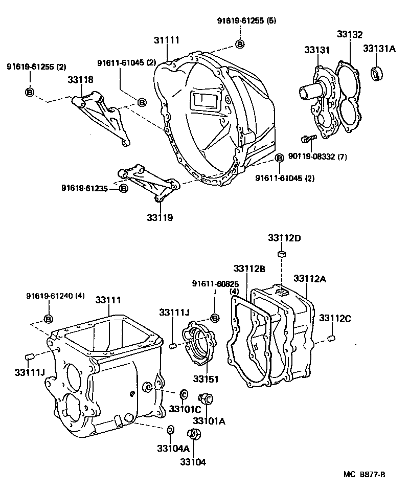 31111-60120 HOUSING, CLUTCH product image
