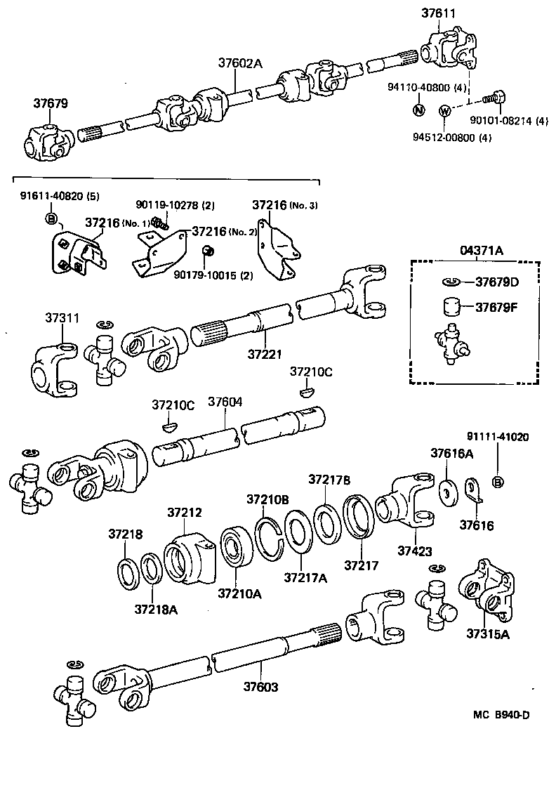 37216-60060 BRACKET, PILLOW BLOCK product image