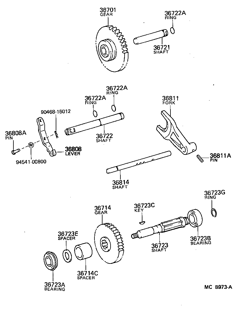 36602-60020 CASE SUB-ASSY, CENTER POWER TAKE-OFF product image
