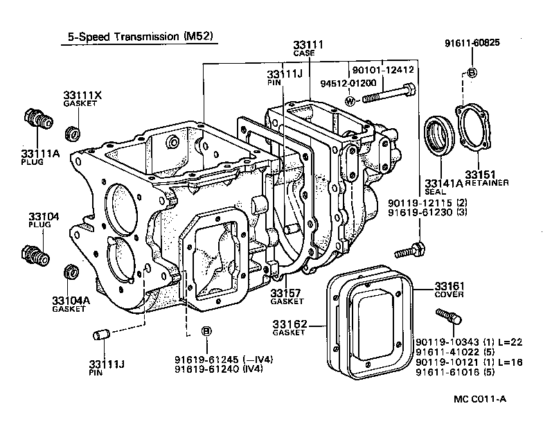 31111-36140 HOUSING, CLUTCH product image