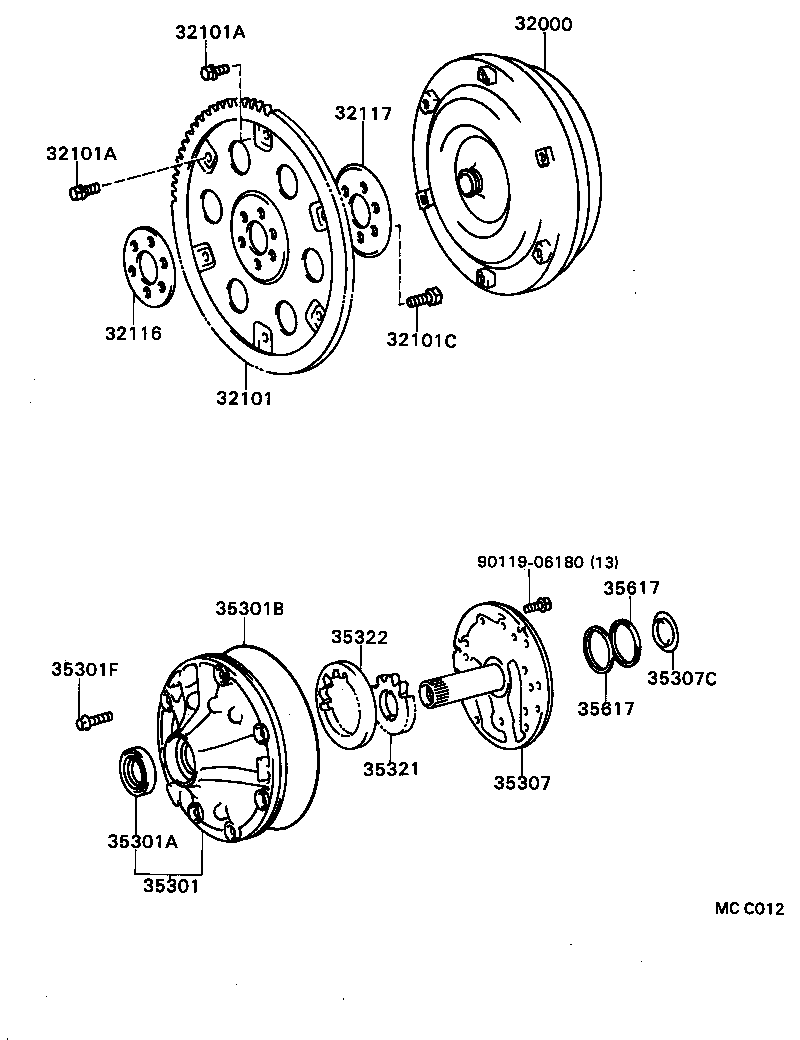 32000-30120 CONVERTER ASSY, TORQUE product image
