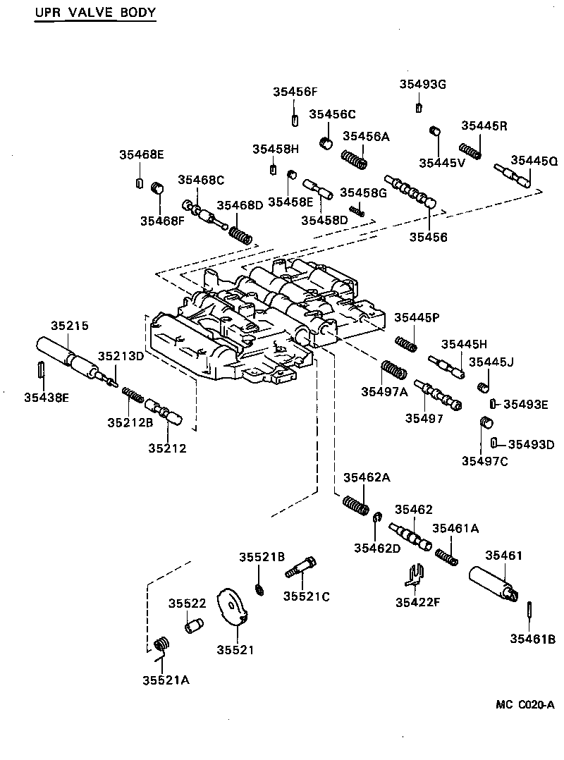 Toyota 35425-30010 PISTON, C-2 ACCUMULATOR
