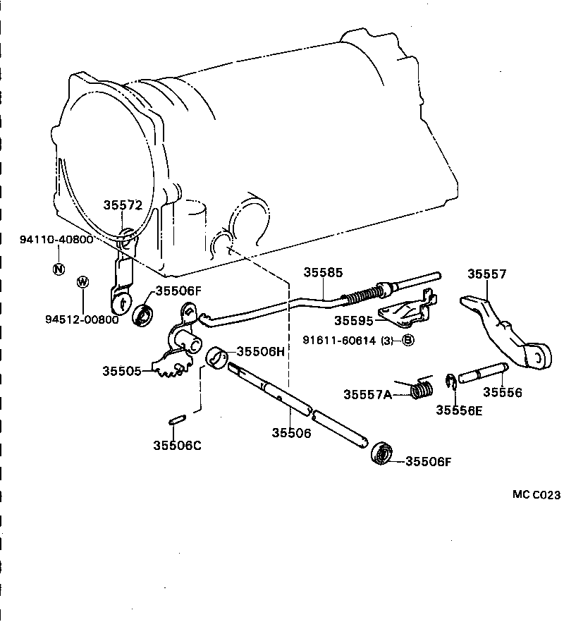 35520-22100 CABLE ASSY, THROTTLE product image