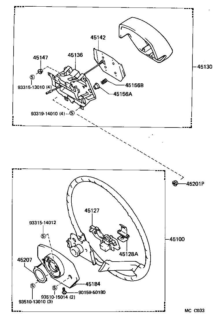 45100-12460 WHEEL ASSY, STEERING product image
