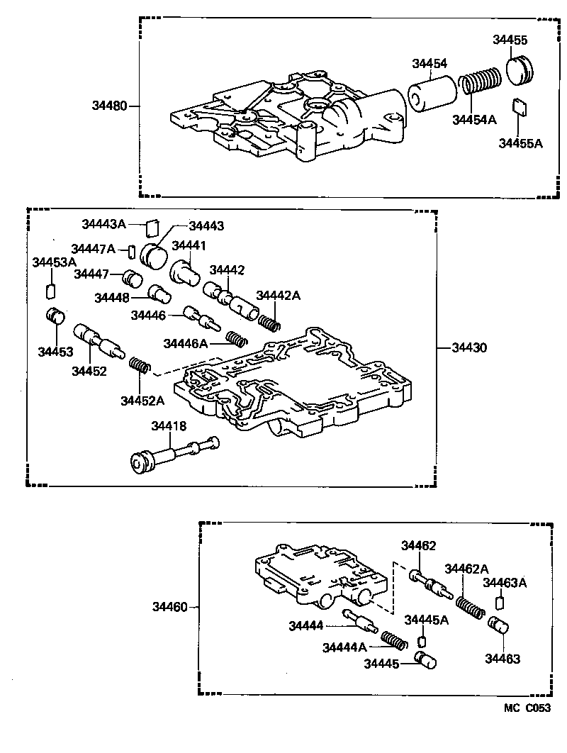 34452-35010 VALVE, TRANSFER DIRECT CLUTCH MODULATOR product image