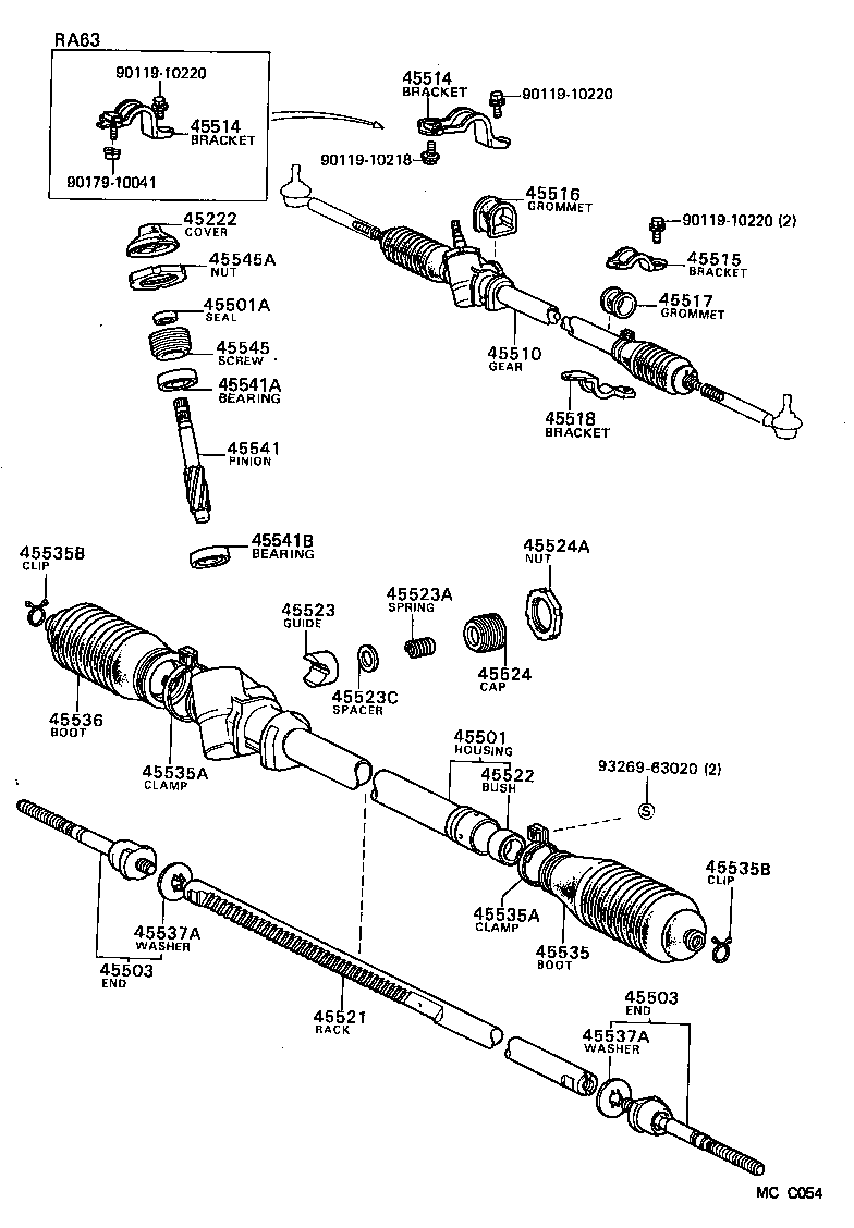 44147-24020 SEAT, SPOOL VALVE SPRING product image
