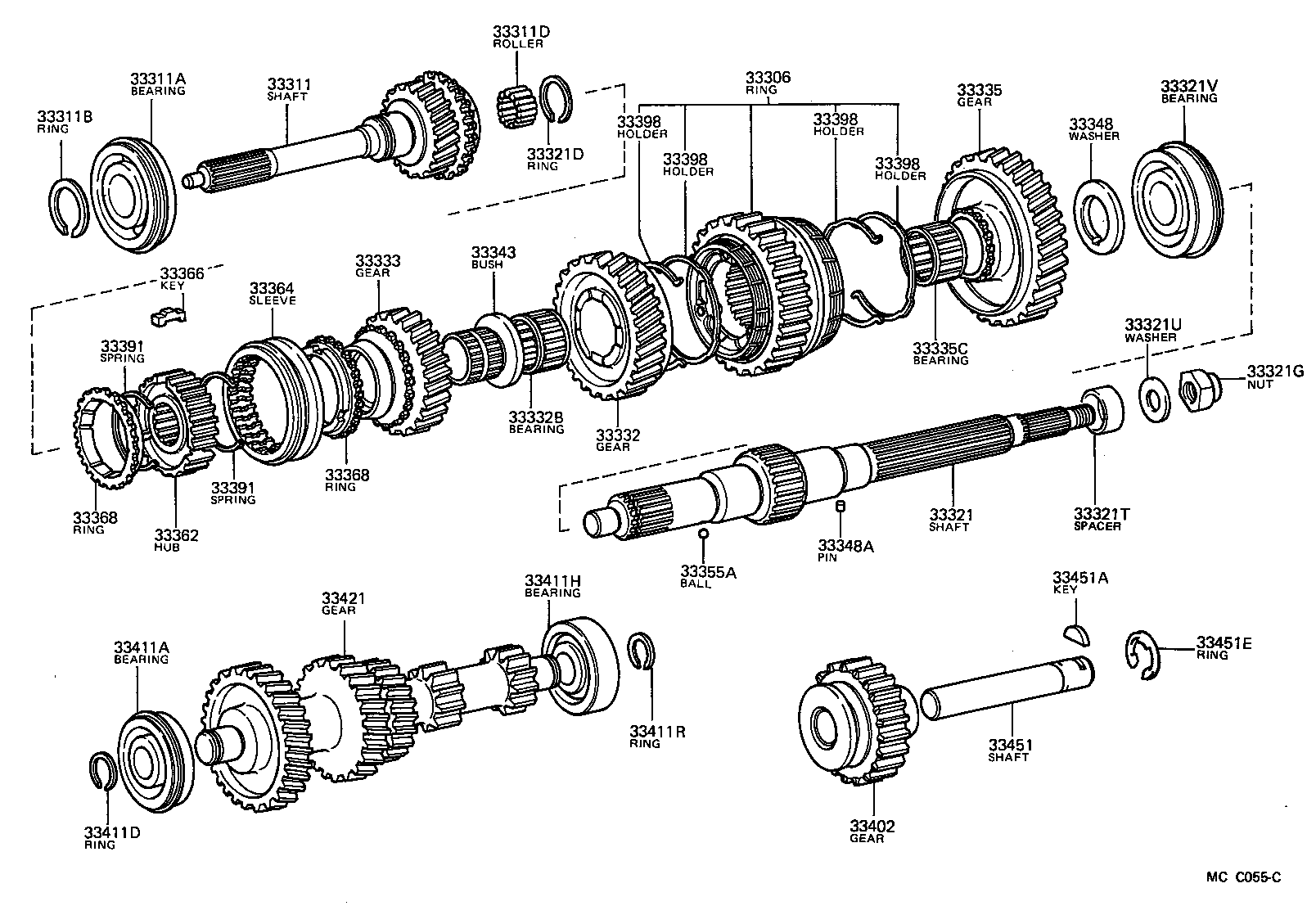 33411-60060 GEAR, COUNTER product image