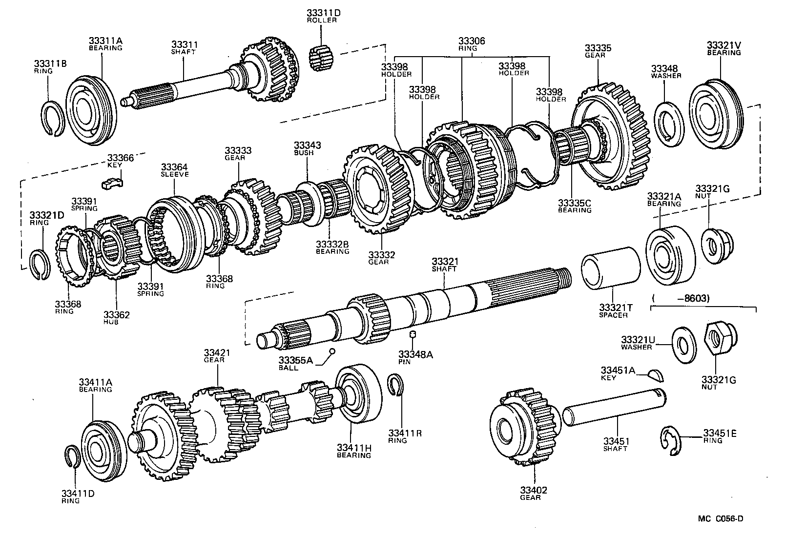 33411-60060 GEAR, COUNTER product image