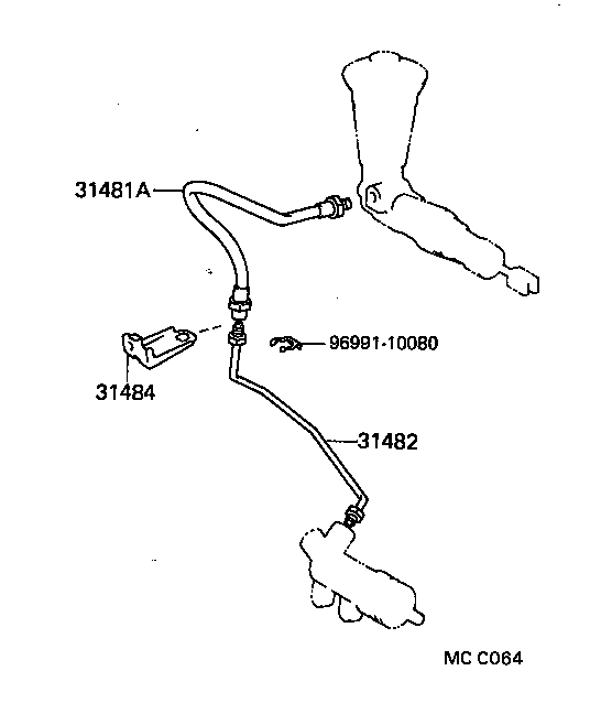 31310-22020 PEDAL SUB-ASSY, CLUTCH product image