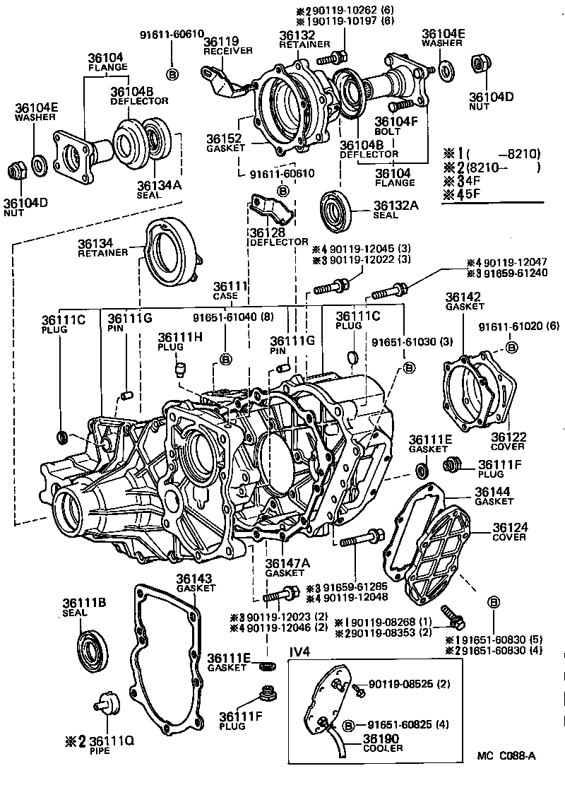36103-60110 CASE, TRANSFER product image