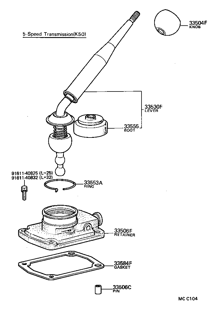 33502-12010 PLATE SUB-ASSY, SHIFT LEVER product image