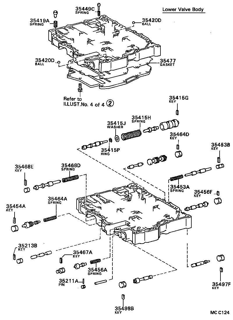 35432-12080 PLATE, VALVE BODY, NO.1 product image