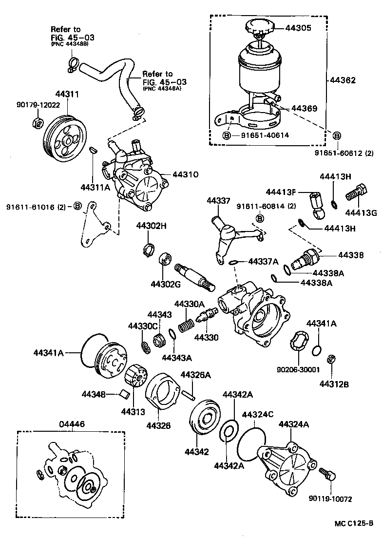 44320-12130 PUMP ASSY, VANE product image