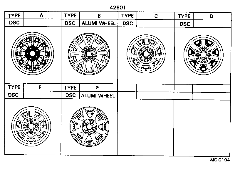 42603-20180 ORNAMENT SUB-ASSY, WHEEL HUB product image
