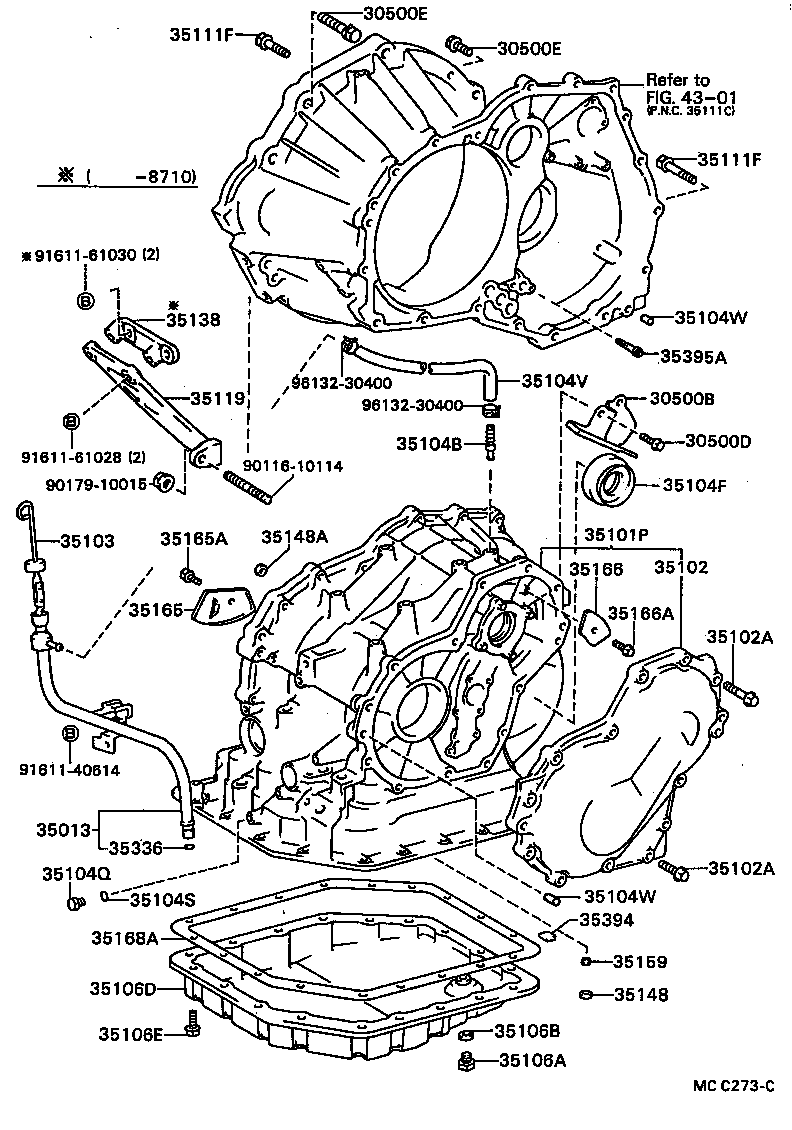 35013-20290 TUBE SUB-ASSY, TRANSMISSION OIL FILLER product image