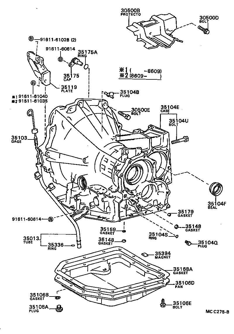 35013-20290 TUBE SUB-ASSY, TRANSMISSION OIL FILLER product image