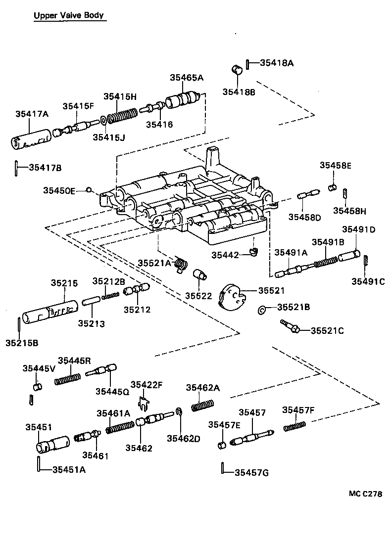 35410-20110 BODY ASSY, TRANSMISSION VALVE product image