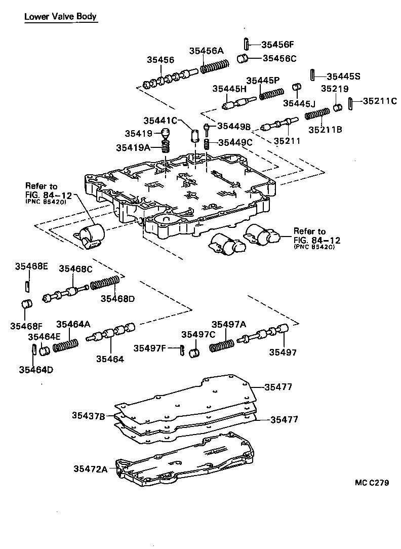 35410-20110 BODY ASSY, TRANSMISSION VALVE product image
