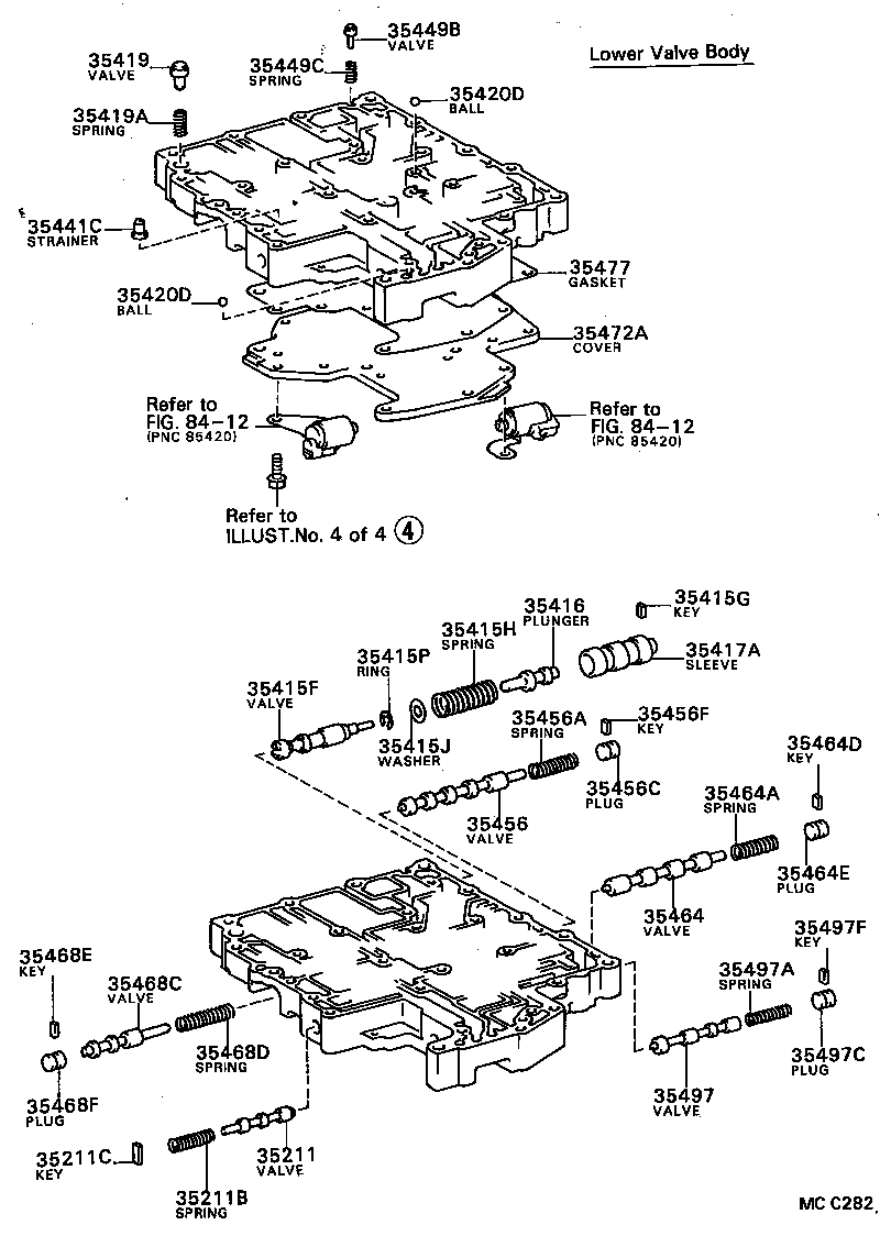 35432-20120 PLATE, VALVE BODY, NO.1 product image