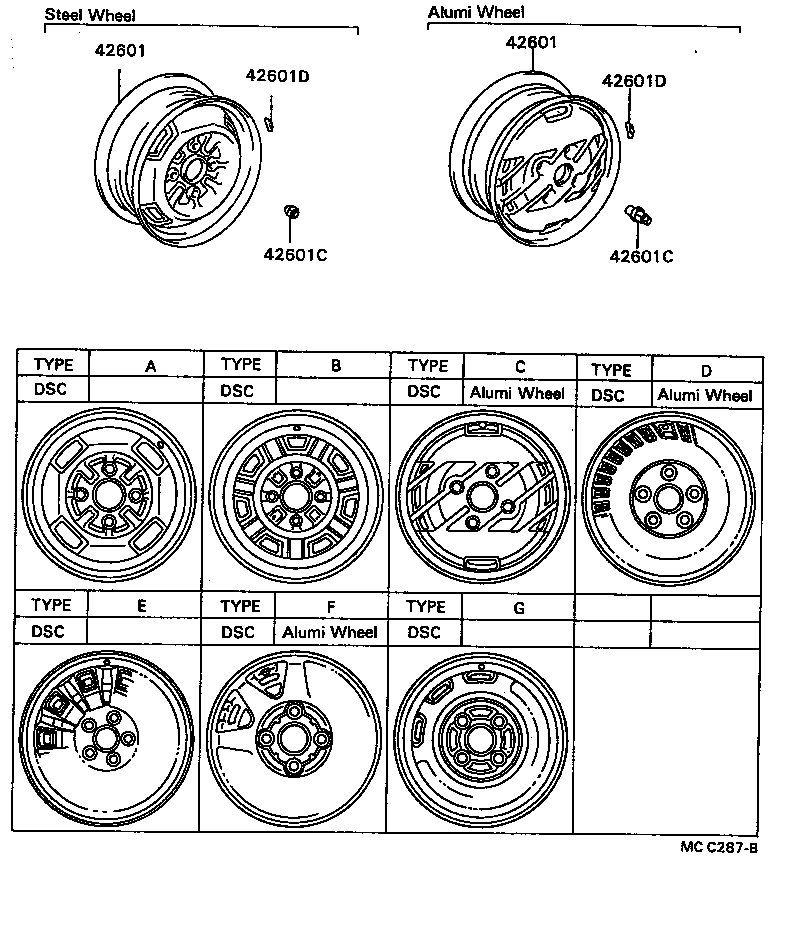 42611-32070 WHEEL, DISC product image