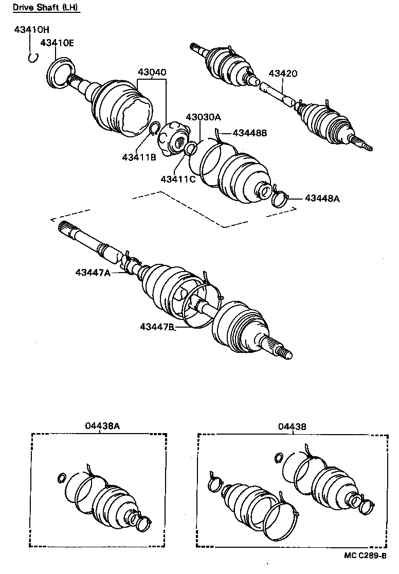 43457-20010 BRACKET, DRIVE SHAFT BEARING product image