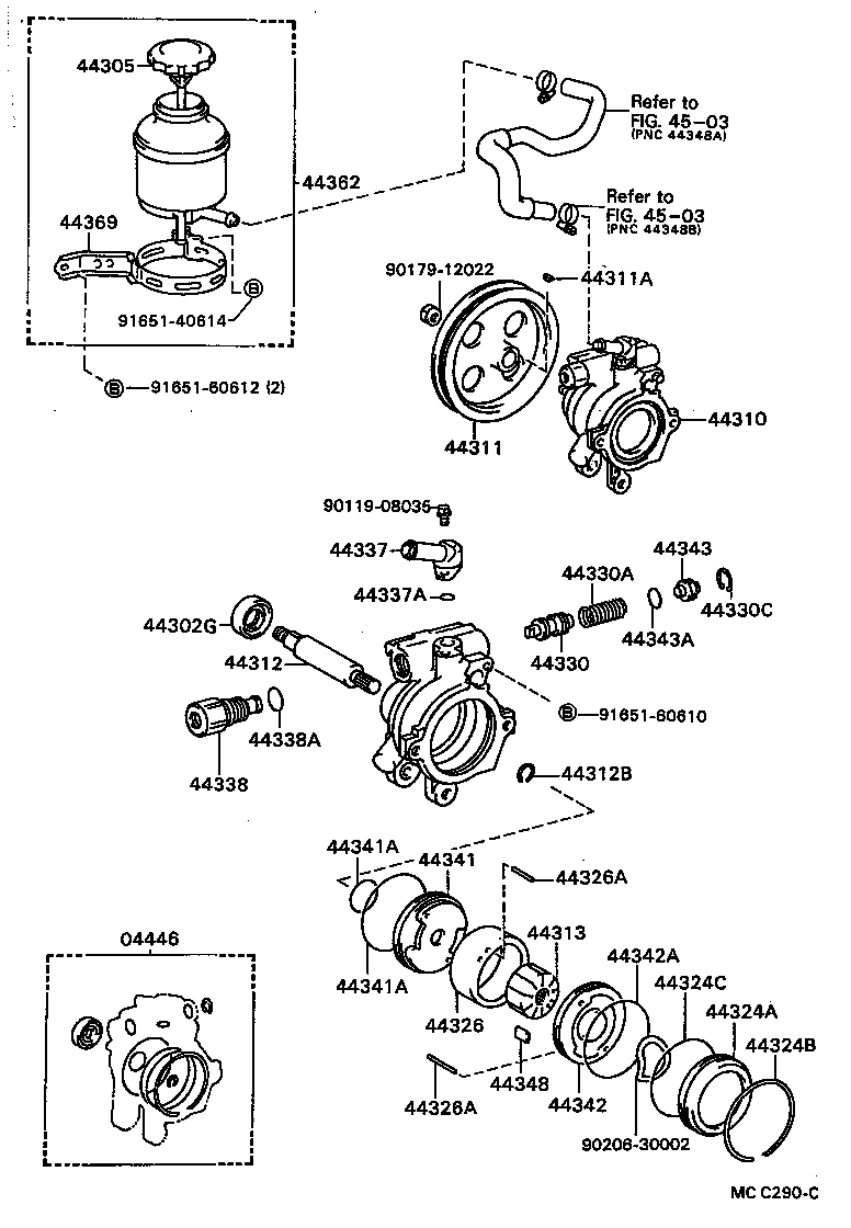 44320-20052 PUMP ASSY, VANE product image