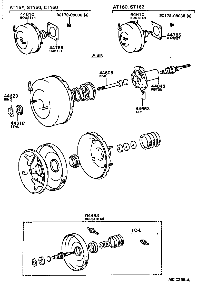 44610-2B080 BOOSTER ASSY, BRAKE product image