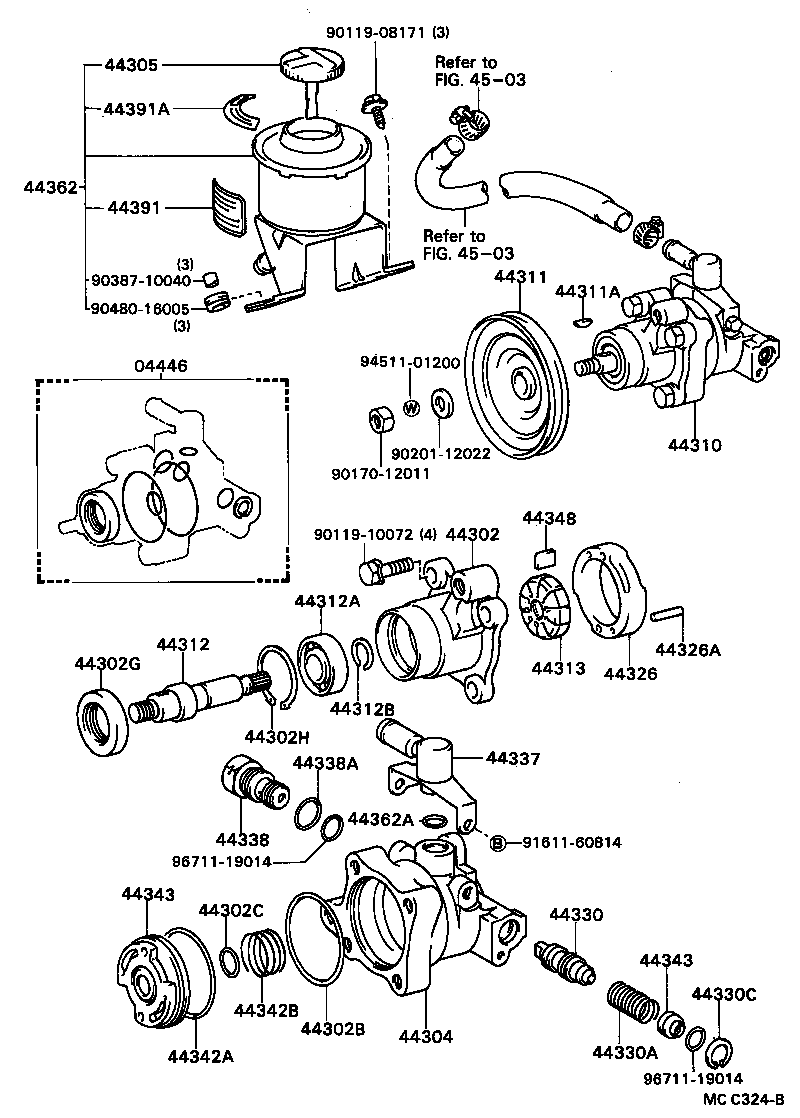 44320-35150 PUMP ASSY, VANE product image
