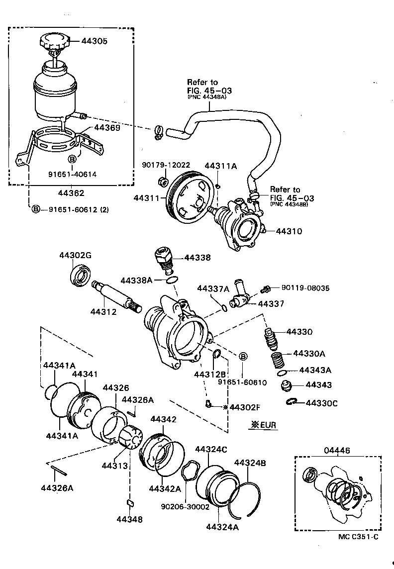 44320-20100 PUMP ASSY, VANE product image
