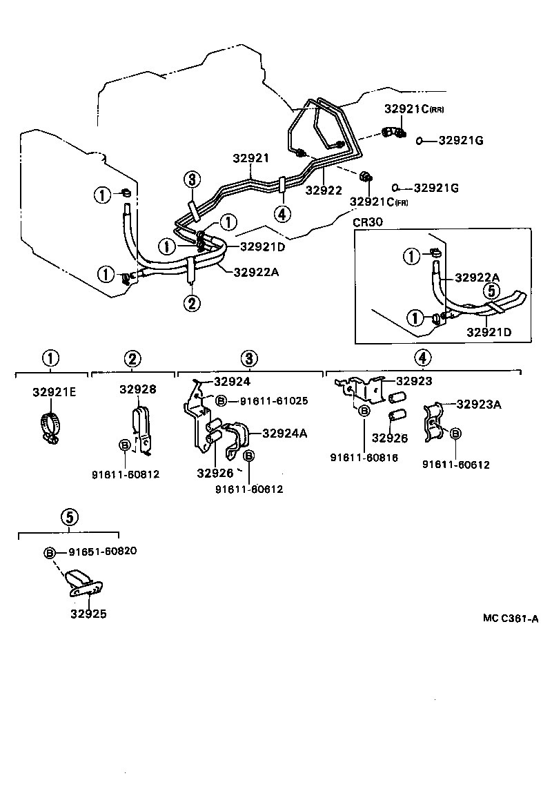 32941-28140 HOSE(FOR OIL COOLER INLET) product image