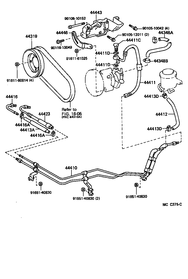 44410-26010 TUBE ASSY, PRESSURE FEED product image