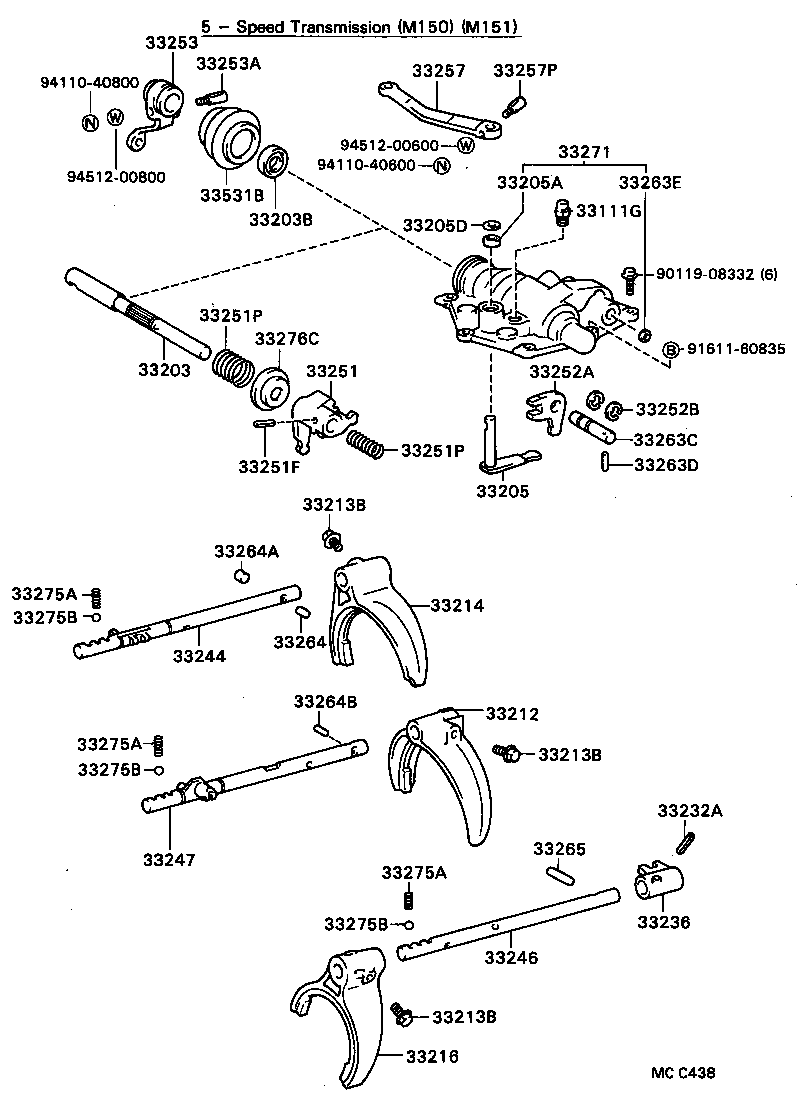 33234-36011 HEAD, 4TH & 5TH SHIFT product image