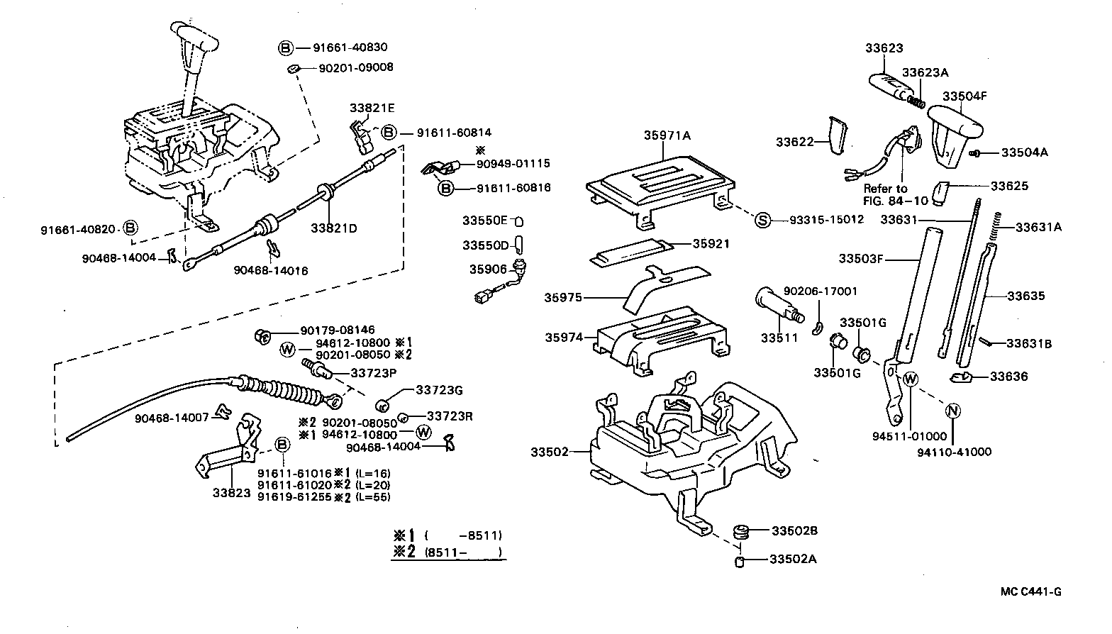 33504-28010 KNOB SUB-ASSY, SHIFT LEVER product image